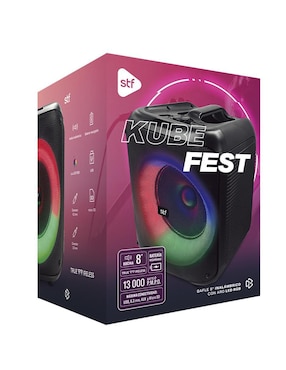 Bocina Portátil STF Kube Fest Inalámbrica