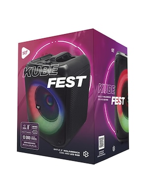 Bocina Portátil STF Kube Fest Inalámbrica