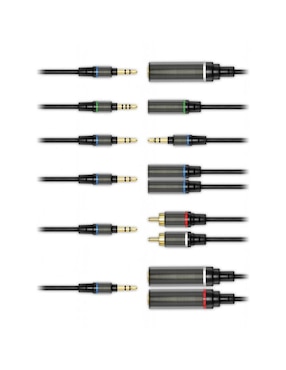 Cable de conexión multiterminal Ik Multimedia a tipo RCA de 30 cm