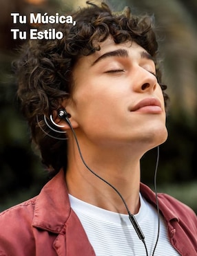 Audífonos In-Ear Ugreen alámbricos con cancelación de ruido