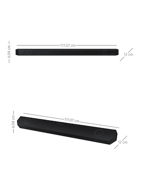 Barra de sonido Samsung Hw-Q800D/Zx con subwoofer
