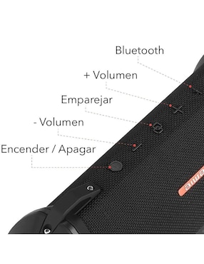 Bocina portátil Aiwa Exos3-BLK bluetooth