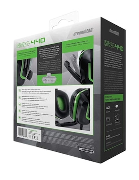 Audífonos Over-Ear Dreamgear Grx-440 alámbricos