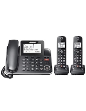 Set De Teléfonos 3 Auriculares Inalámbrico Panasonic KX-TGF872B