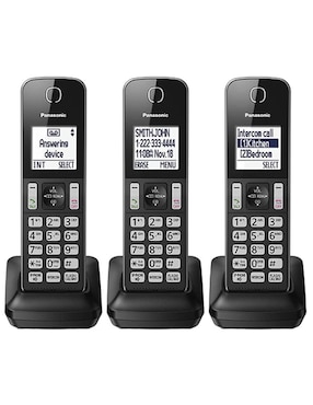 Teléfono Panasonic inalámbrico KX-TGD394C 4 auriculares