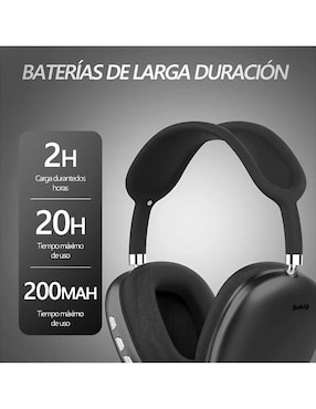 Audífonos Over-Ear Genérica inalámbricos con cancelación de ruido