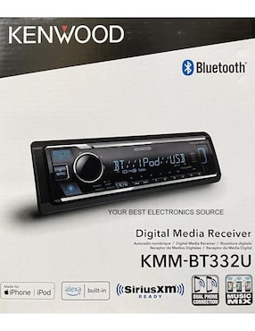Autoestéreo un din Kenwood kmm-bt332u