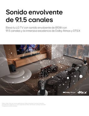 Barra de sonido Lg S95Tr con subwoofer