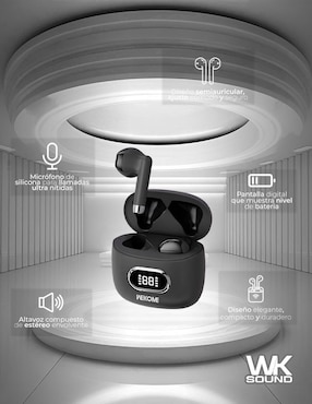 Audífonos True Wireless Wekome Ws-01 Tws inalámbricos
