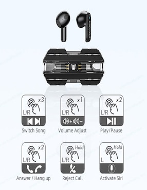 Audífonos True Wireless Monster Tf-T01 inalámbricos con cancelación de ruido