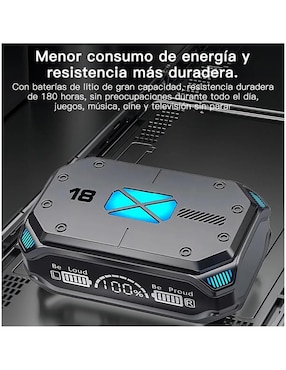 Audífonos true wireless Genérica inalámbricos con cancelación de ruido