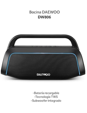 Bocina portátil Daewoo DW806 alámbrica e inalámbrica