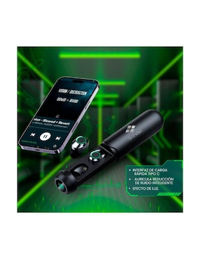 Audífonos True Wireless Shinobi Bq40 inalámbricos con cancelación de ruido