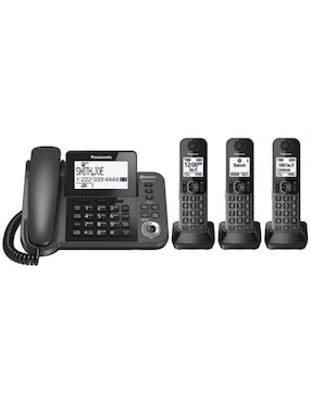 Set De Teléfonos 3 Auriculares Inalámbricos Panasonic KX-TG153C