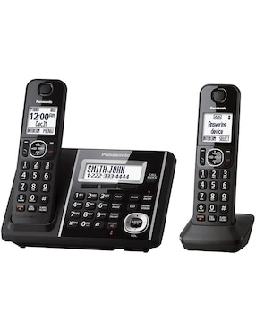 Set de teléfonos Panasonic KX-TGF342CB 2 auriculares