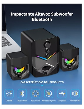 Bocina gaming Wünd bluetooth