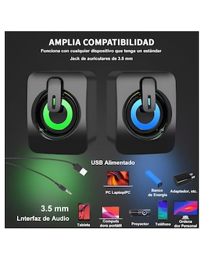 Bocina gaming Wünd alámbrica