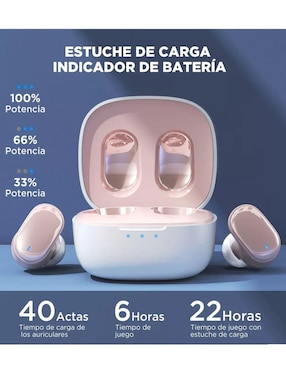 Audífonos In-Ear Genérica inalámbrica con cancelación de ruido