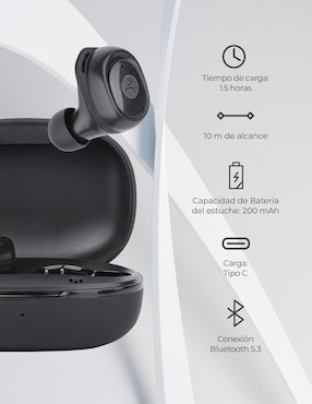 Audífonos In-Ear Techzone Tzws03 inalámbricos