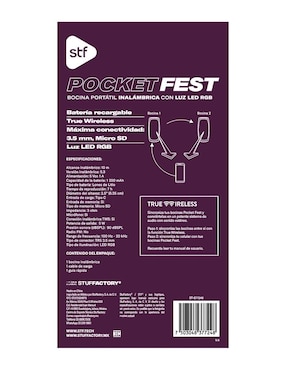 Bocina portátil STF Pocket Fest inalámbrica