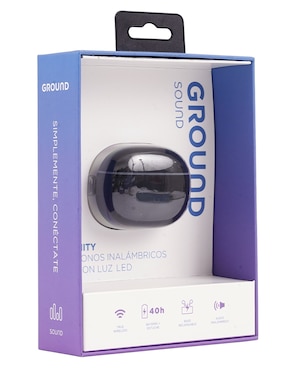 Audífonos True Wireless Ground Sound Serenity Tws Rgb inalámbricos