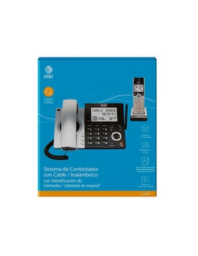 Set de teléfonos At&T CL84107 2 auriculares