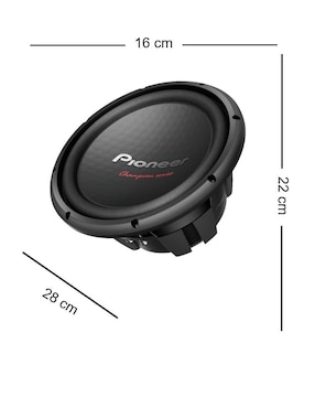 Subwoofer Pionner TS-W312D4