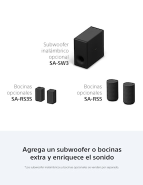 Barra de sonido Sony Bravia Theatre Bar 9