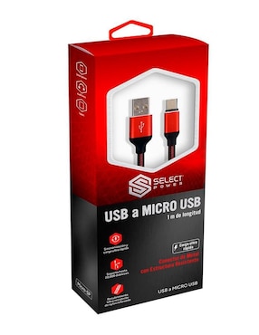 Cable lightning, micro USB y tipo C Select Sound a tipo lightning de 1 m