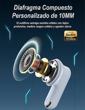 Audífonos In-Ear Langsdom Tg12B inalámbricos con cancelación de ruido