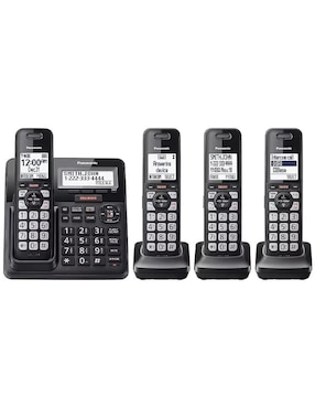 Set de teléfonos Panasonic KX-TGF944B 4 auriculares