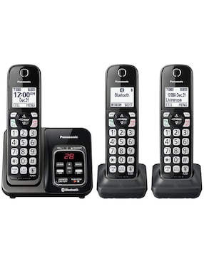 Set De Telefonos 3 Auriculares Inalámbricos Panasonic KX-TGD563M