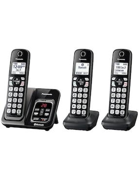 Set de teléfonos Panasonic inalámbrico KX-TGD563M 3 auriculares