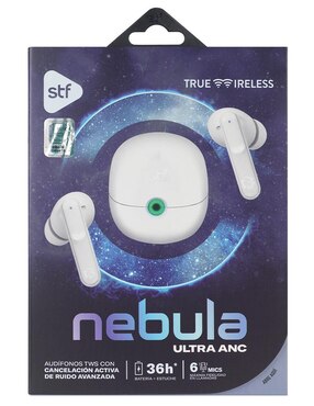 Audífonos True Wireless Stf Nebula inalámbricos con cancelación de ruido