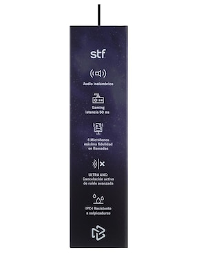 Audífonos True Wireless Stf Nebula inalámbricos con cancelación de ruido