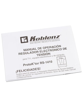 Regulador de voltaje Koblenz RS-1410