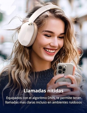Audífonos On-Ear Ugreen Hitune Max5C inalámbricos con cancelación de ruido