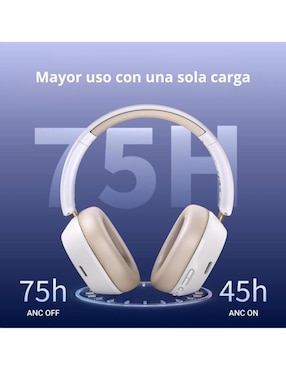 Audífonos On-Ear Ugreen Hitune Max5C inalámbricos con cancelación de ruido