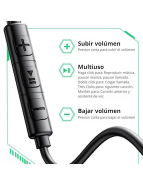 Audífonos In-Ear Ugreen Ep106 alámbricos