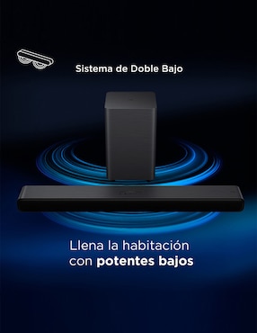 Barra de sonido Tcl S55H con subwoofer
