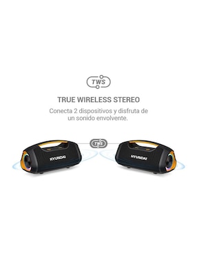 Bocina portátil Hyundai Electronics hyspbt98 alámbrica