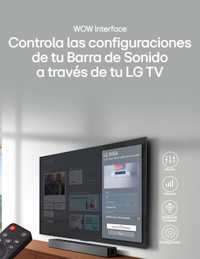 Barra de sonido Lg Sh5A con subwoofer