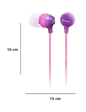 Audífonos In-Ear Sony Mdr-Ex15Apvio alámbricos