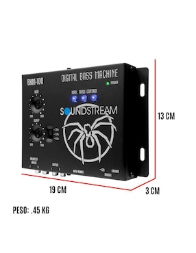 Preamplificador Soundstream BXM-100 de 13 V