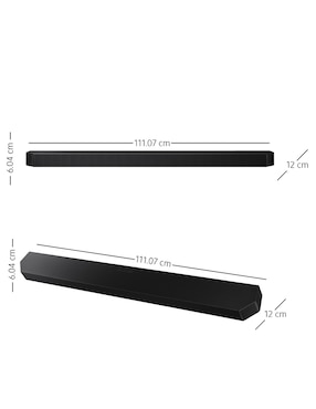 Barra de sonido Samsung HW-Q800F/ZX con subwoofer