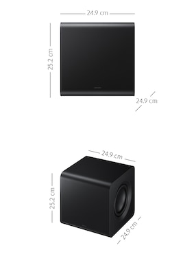 Barra de sonido Samsung hw-qs700f/zx con subwoofer