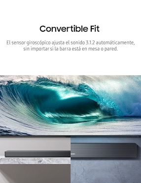 Barra de sonido Samsung hw-qs700f/zx con subwoofer