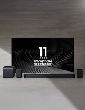 Barra de sonido Samsung hw-qs700f/zx con subwoofer