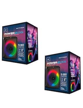 Set de bocinas Stf POWER BLOCK 8 bluetooth