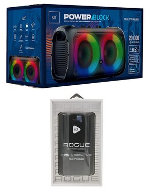 Set de bocinas Stf Power block 6.5 + rogue inalámbrica